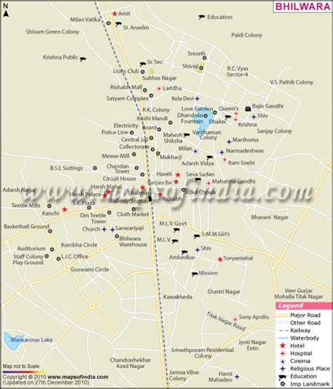 Bhilwara City Map