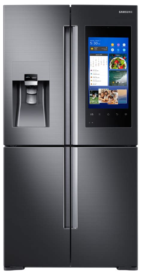 Samsung RF28M9580SG/AA 28 cu. ft. 4-Door Flex™ Refrigerator with Family Hub™ - Black Stainless Steel