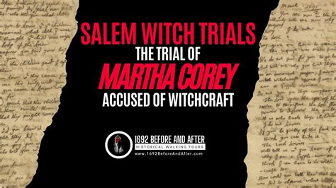 1692 Salem Witch Trials - The Trial of Martha Corey - YouTube