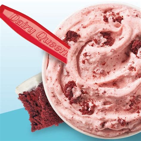 Dairy Queen’s Red Velvet Cake Blizzard Is Swirled With Cake Pieces and ...