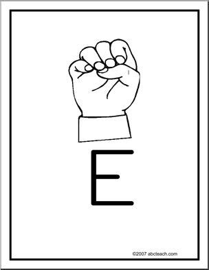 Teaching Extras: Flashcard: American Sign Language: Matching Symbols - Abcteach