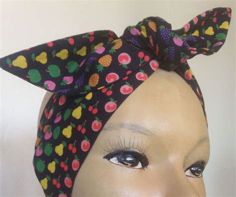 Sew a Vintage Style Head Wrap Scarf | Scarf headband diy, Sewing ...