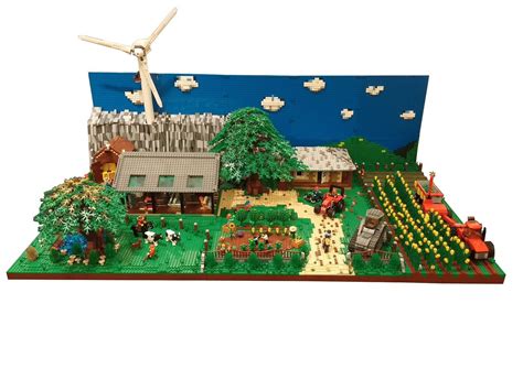 Lego Farm MOC | Lego projects, Lego, Lego animals