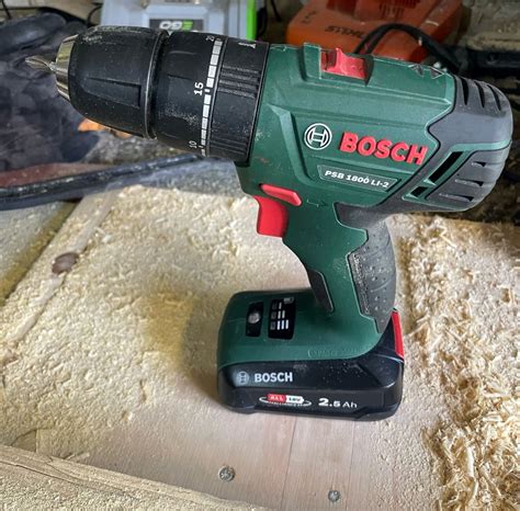 The Bosch 18V cordless combi drill PSB 1800 LI-2 was perfect for all my ...