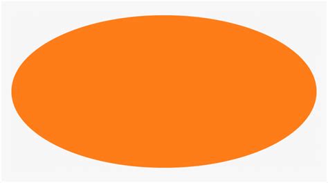 Transparent Oval Shape Clipart - Orange Oval, HD Png Download ...