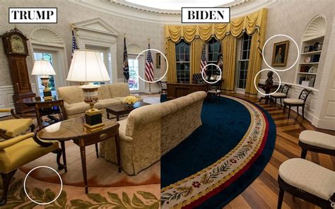 Spot the difference: How Joe Biden has swept away the signs of Donald ...