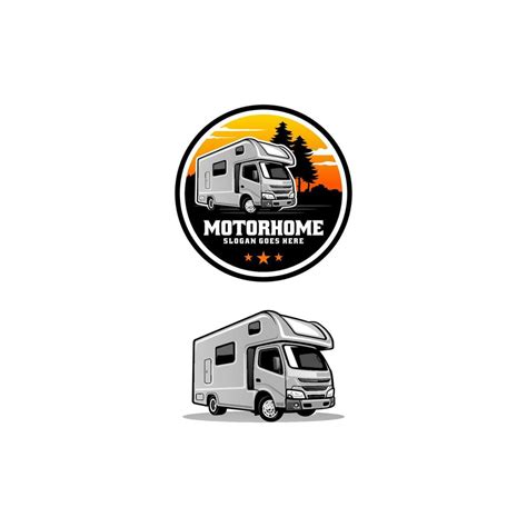 RV camper van illustration vector 6655332 Vector Art at Vecteezy