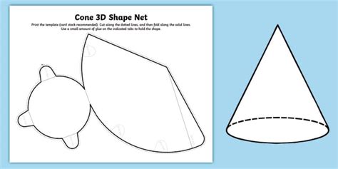 Cone 3D Shape Net (teacher made)