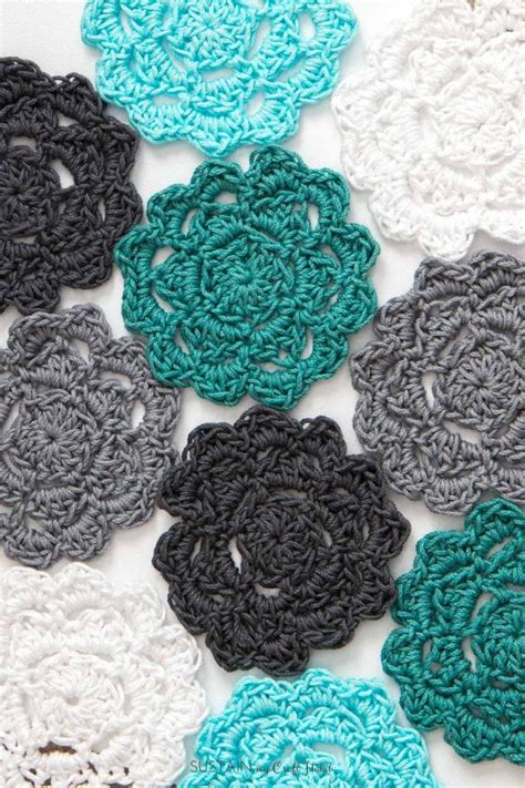 Free Easy Crochet Coaster Pattern for Beginners – Sustain My Craft Habit