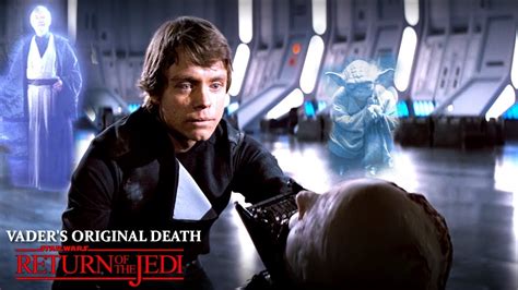 Return Of The Jedi Darth Vader's Original Death Scene Revealed! (Star Wars Explained) - YouTube