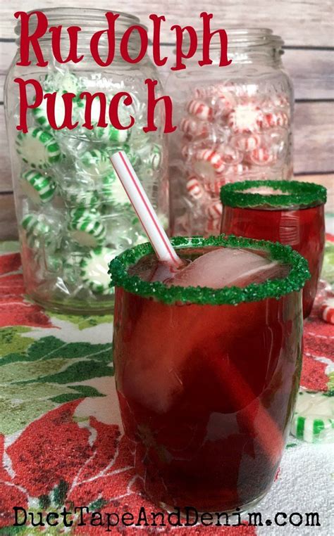 How to Make Rudolph Punch, an Easy Christmas Punch for Kids | Christmas cocktails easy ...