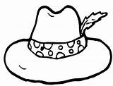 Hat Coloring Pages sketch template