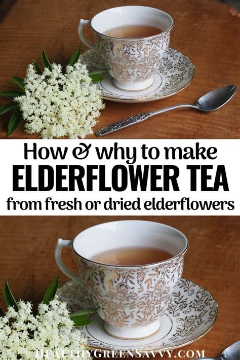 Elderflower Tea Recipe + 12 Benefits of Elderberry Flower Tea