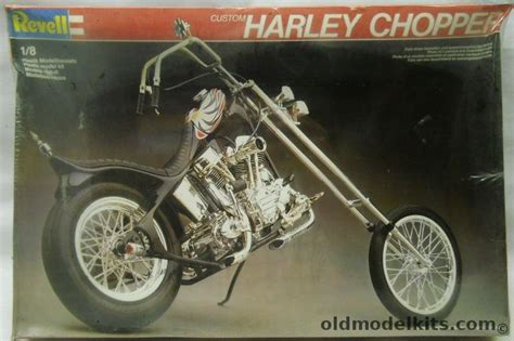 Revell 1/8 Custom Harley Chopper - Harley Davidson Motorcycle, 7911