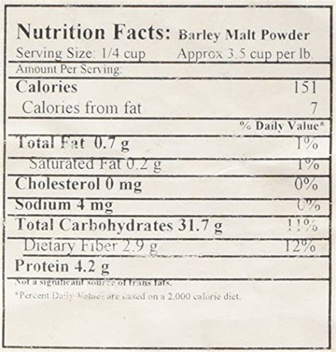 Barley Malt Powder, 1 lb. | Pricepulse