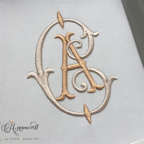 Interlocking A and C Embroidery Monogram Design for Machine | Etsy