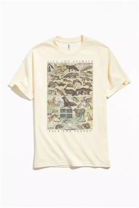 Save The Animals Save The Planet Tee | Urban Outfitters