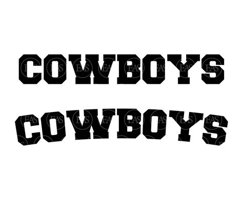 Cowboys Svg Go Cowboys Svg Cowboys Sport Font Cowboys - Etsy Denmark