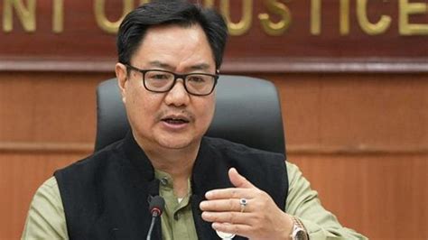 No such thing as judiciary vs government: Union law minister Kiren Rijiju - TrendRadars India