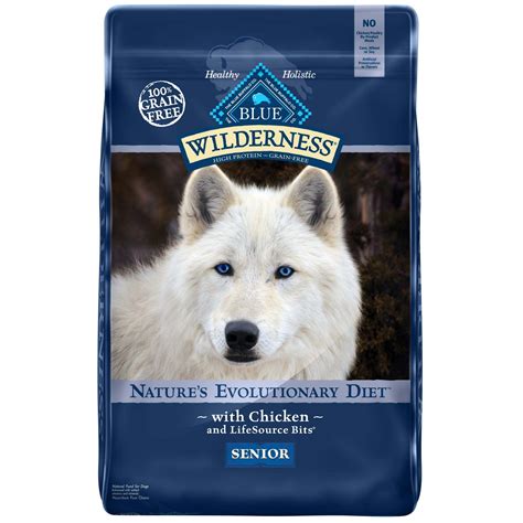 Blue Buffalo Blue Wilderness Chicken Senior Dry Dog Food, 11 lbs. | Petco | Dry dog food ...