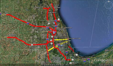 Toll Roads In Chicago Map - Map