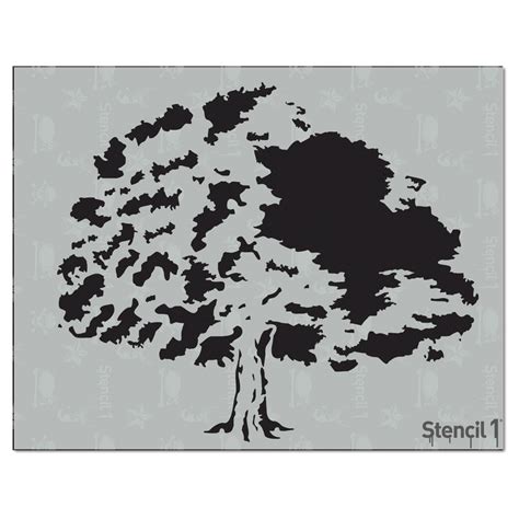 Stencil1 Tree - Stencil 8.5" x 11" in 2021 | Tree stencil, Stencils, Stencil diy