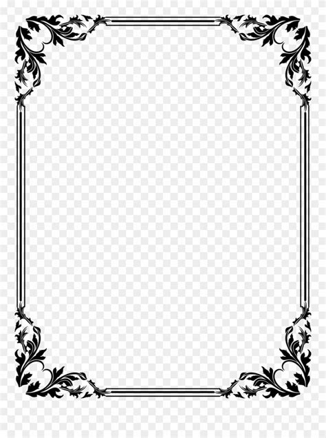 Download Download Vector Frame Png - Border Design Png Clipart (#7762) - PinClipart