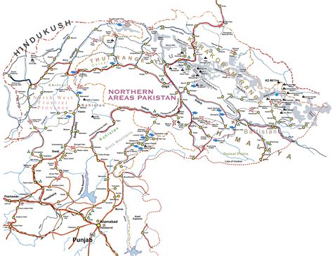 Northern Areas Pakisatn Detail map – Paki Mag