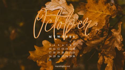 Free October 2022 Tech Backgrounds - Inspire to Glow