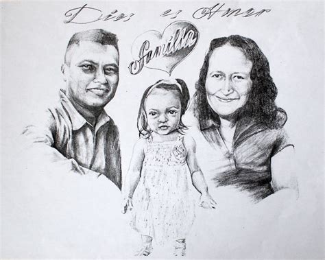 family portrait, pencil drawing | Pencil drawings, Drawings, Family portraits