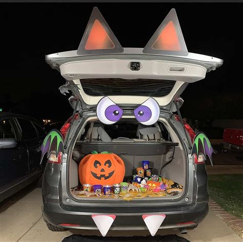 Halloween Trunk Or Treat Car Decoration Kit With Eyes Teeth Balloons ...