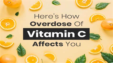 Side Effects Of Vitamin C Overdose - Boldsky.com