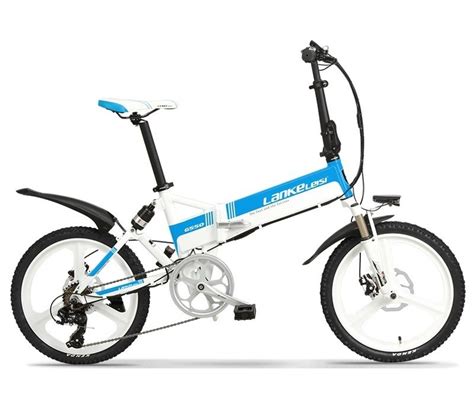 400W 20 Inch Electric Bike , Electric Folding Bike Lightweight CE ...