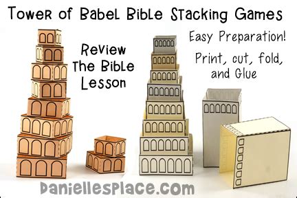 Tower of Babel Bible Crafts and Activities for Children