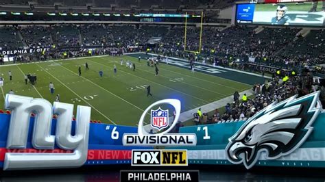 2022 NFC Playoffs Giants vs Eagles NFL Gameday Highlights (Fox Intro) - YouTube