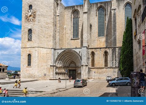 Cathedral of Girona in Catalonia, Spain Editorial Photography - Image ...