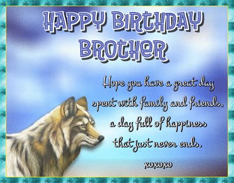 Happy Birthday For Brother. Free For Brother & Sister eCards | 123 Greetings