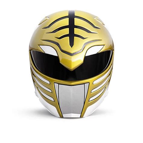 Power Rangers Lightning Collection Premium White Ranger Helmet Prop Replica