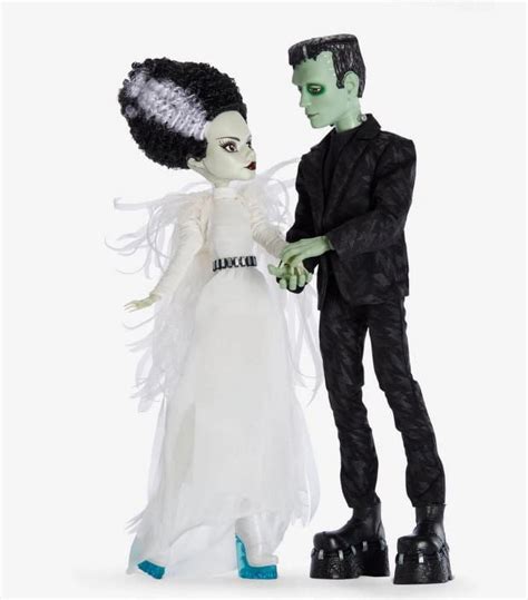 Monster High Frankenstein & Bride of Frankenstein Skullector Doll Set ...