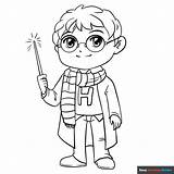 Harry Potter Coloring Page  Easy Drawing Guides sketch template