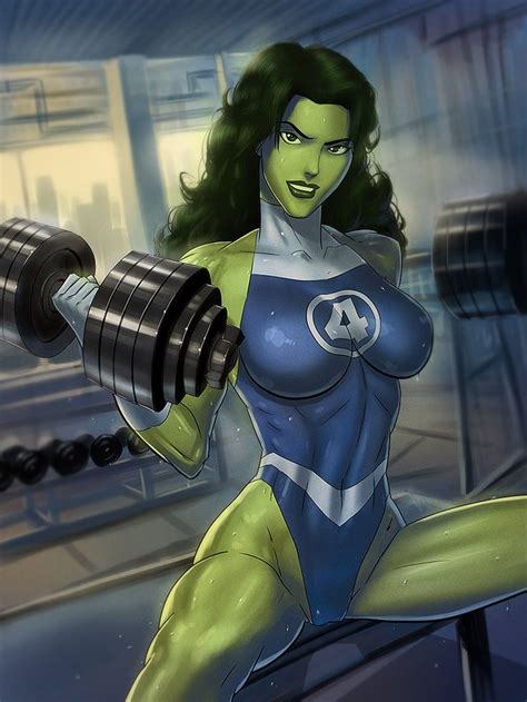 She-Hulk Fantasic Four outfit by SunsetRiders7 on deviantART | Shehulk ...