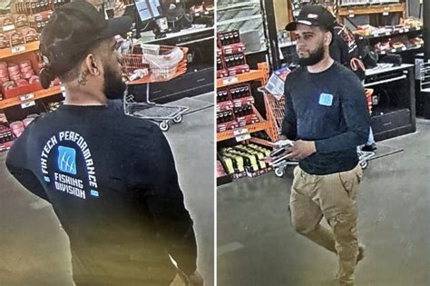 Home Depot 'fishing' thief sought after stealing $6,000 worth of goods ...