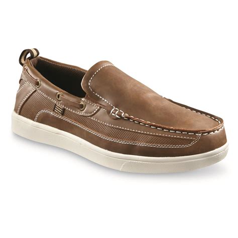 Hang Ten Men's Pier Slip-On Boat Shoes - 680237, Boat & Water Shoes at ...