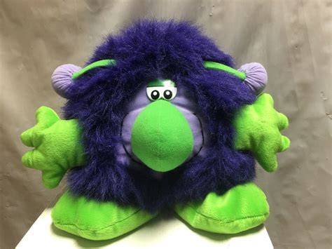 Bestever 1997 Pet Alien ZUFFY 12 Heavy Bean Purple & Green Plush Stuffed Animal | YourPlushFriends