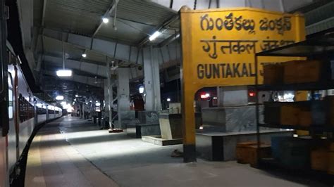 GTL, Guntakal Junction railway station Andhra Pradesh, Indian Railways Video in 4k ultra HD ...