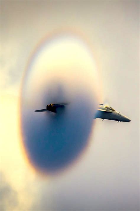 fighter jet breaking sound barrier