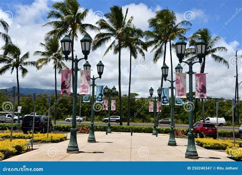 Coconut Marketplace at Kapaa on the Island of Kauai in Hawaii Editorial ...