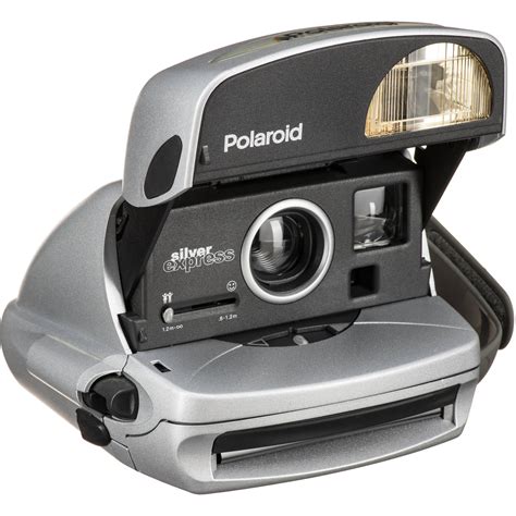 Polaroid 600 Round Instant Camera (Silver, Refurbished) 004710