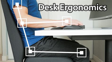 5 Ways You're Sitting Wrong at Your Desk - Computer Desk Setup Ergonomics - YouTube