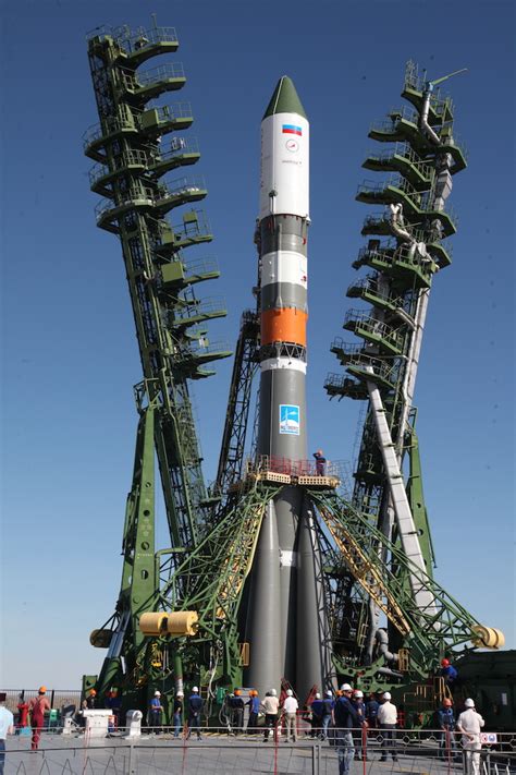 Soyuz booster rolls out for launch with space station cargo freighter – Spaceflight Now